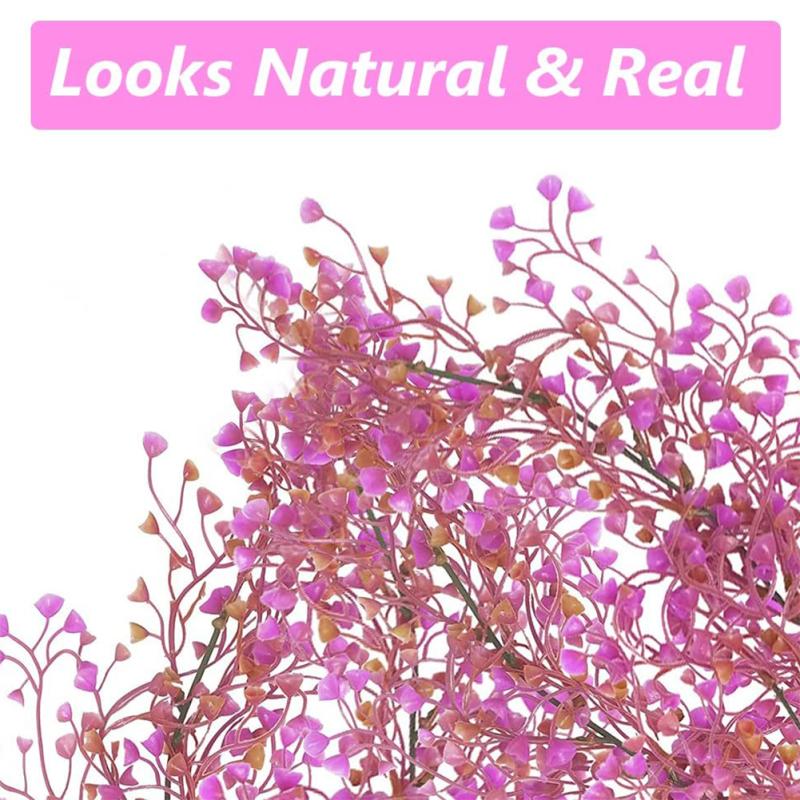 New! 1pc/2pcs Handmade Artificial Vines Indoor Outdoor Wall Hanging Faux Plant For Home Balcony Garden