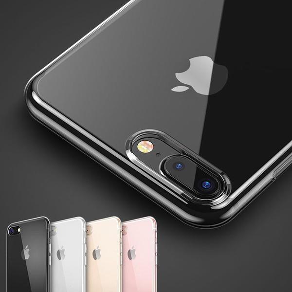 

Прозрачный ясно дело гель ТПУ мягкий покрытия кожи для iPhone 8 8 плюс