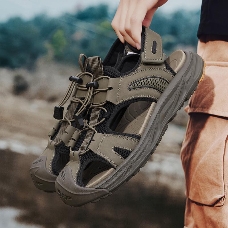 Fashion Summer Outdoor Sandals for Men Breathable Hiking Shoes Water Beach Mens Sandals Camping Climbing Aqua Sneaker