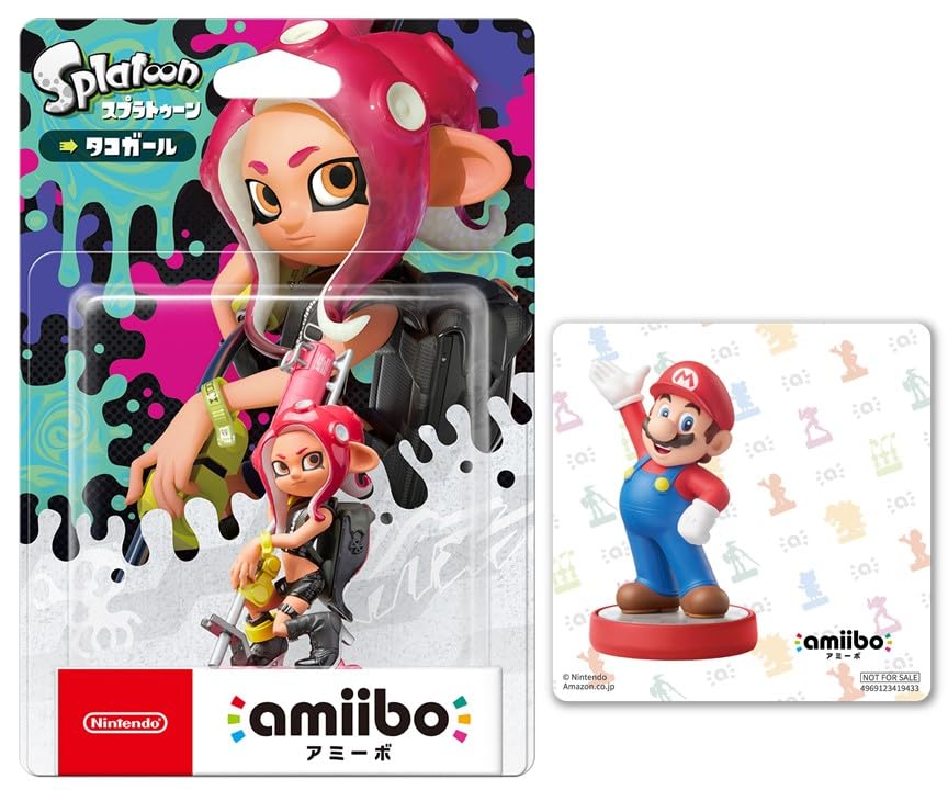 Nintendo Amiibo Octopus Girl Splatoon Series Includes Original Sticker