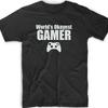 Okayest Gamer T Shirt Funny Tee Gaming Game Classic Retro Arcade Nerd Geek