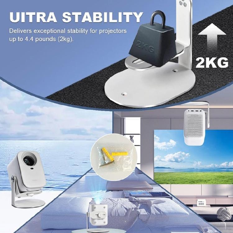 Monitor Foldable Arm Portable Monitor Pad Stand With 360 Rotation Support Display Arm Monitor Camping Accessories