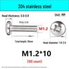 In-Stock 304 Stainless Steel Phillips Pan Head Machine Screw GB818