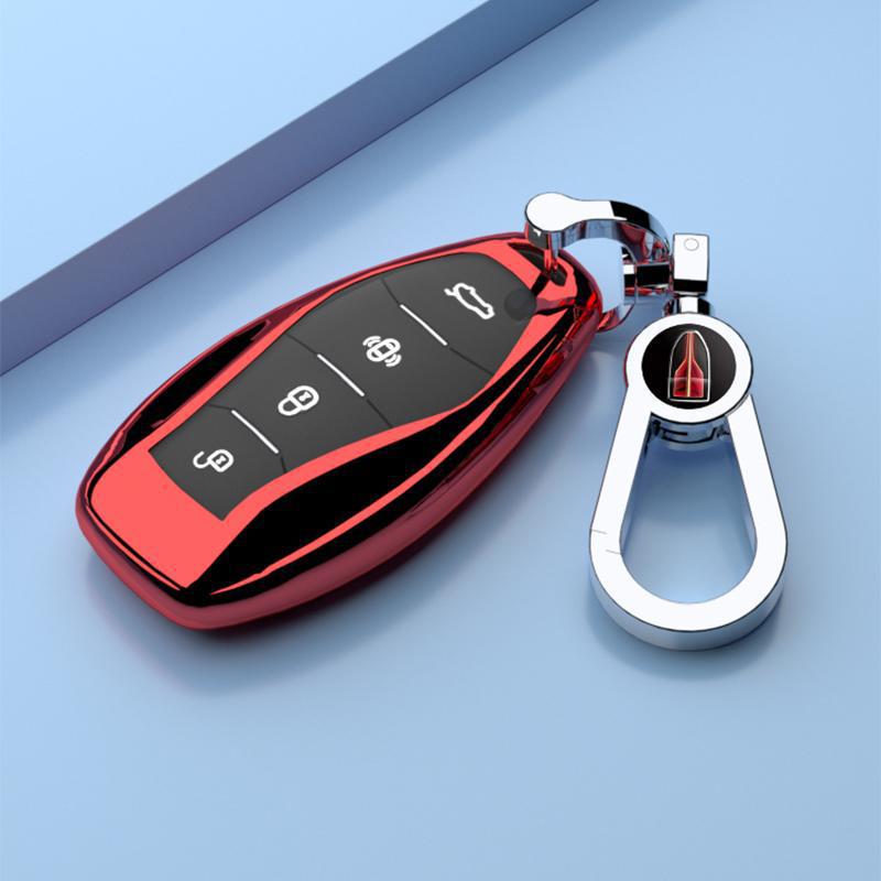Premium HQ9 Men's Key Shell Cover for 2023 Hongqi H5 – Full Coverage with Stylish Buckle