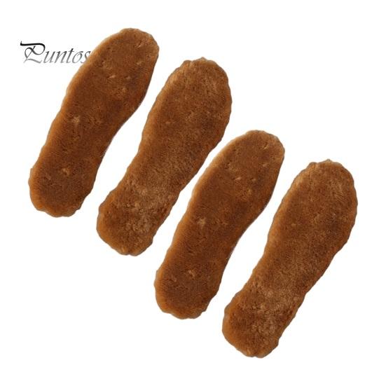 Wool Blend Insole 2 Pairs Shoe Insert Fall Winter Warm Thick Fuzzy Warmth Enhancing Soft Cushioning Men Women Snow Boot Inner Sole Foot Pad Plush