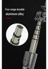 Bluetooth Selfie Stick with LED Ring Light & Tripod for Mobile Phone Live Streaming