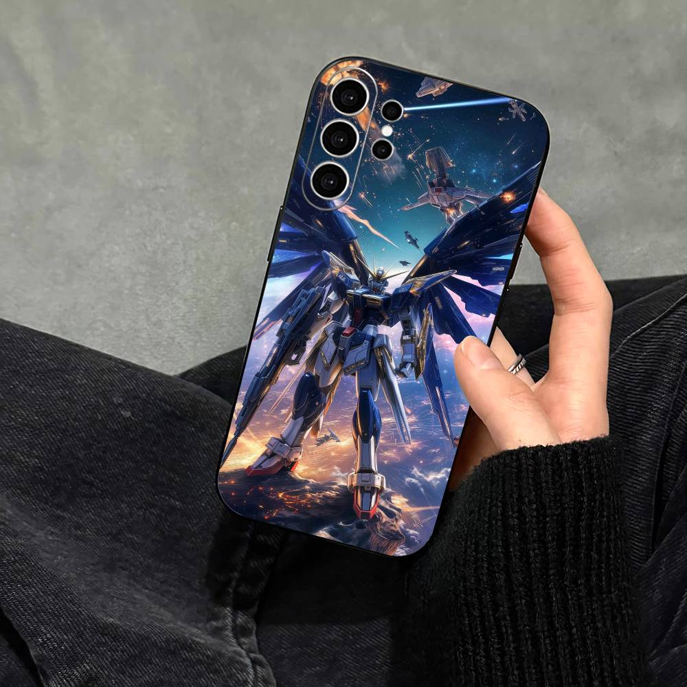 Gundam Anime  Phone Case For Samsung S25,S24,S21,S22,S23,S30,Ultra,S20,Plus,Fe,Note,10,9,5G Black Cover