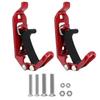 1Pair Roof Rack Shovel Mount Set Metal Rubber Clamps Quick Release Bracket Car Accessories