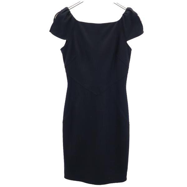 

DIANE VON FURSTENBERG Short sleeve one piece 2 black Women Used