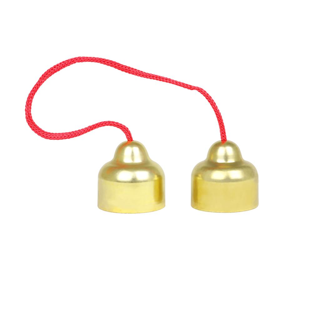 Orff Musical Instruments Copper Jingle Bells High Quality Percussion Instrument for Party Kid Educational Toys Bronze Hand Bell