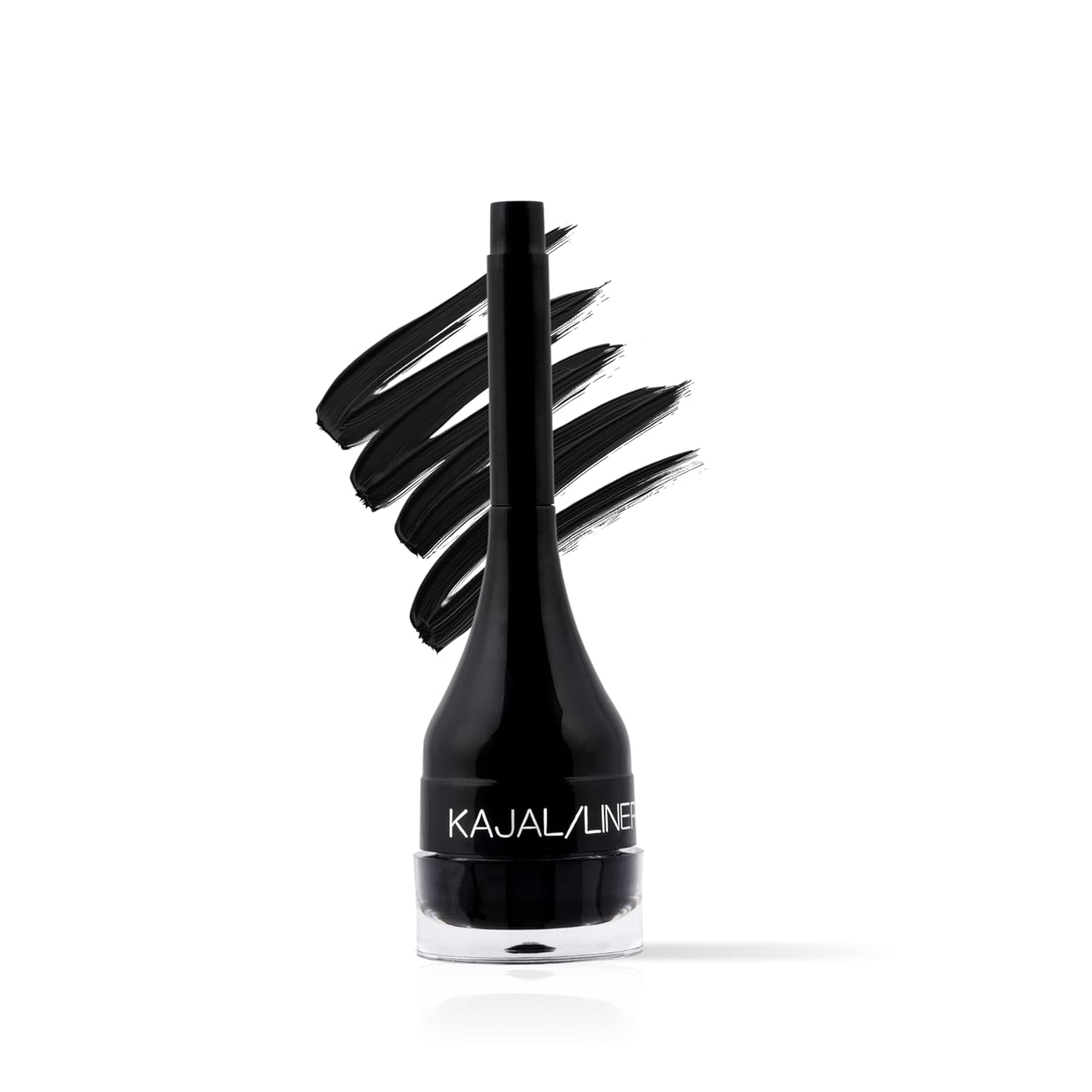 

2-in-1 Kajal & Eyeliner Combo | Waterproof & Smudge-Proof Kajal with Brush | 24-Hour Long-Lasting Bold Black Finish | 3.8g 3.8GM