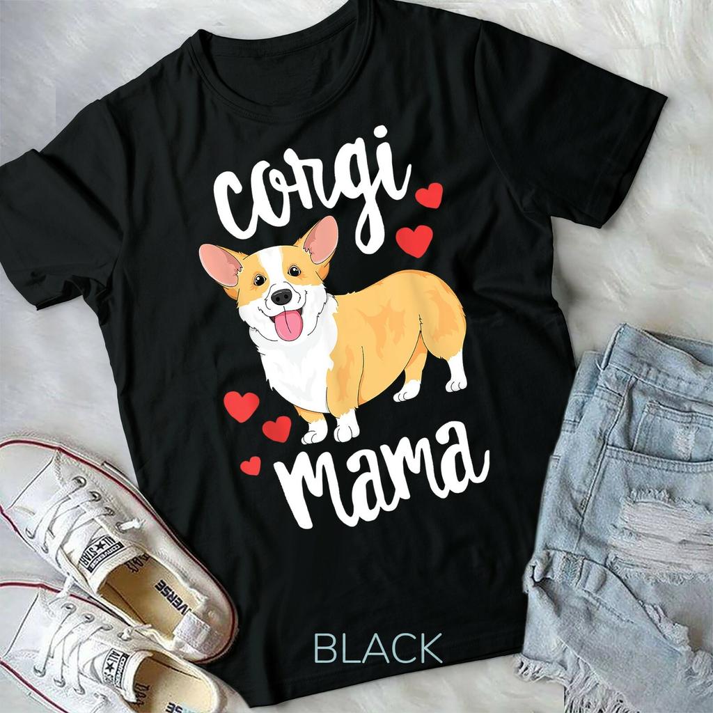 Corgi T-shirt Women Girls Puppy Mom Dog Mama Lover Gift Unisex Form T-shirt