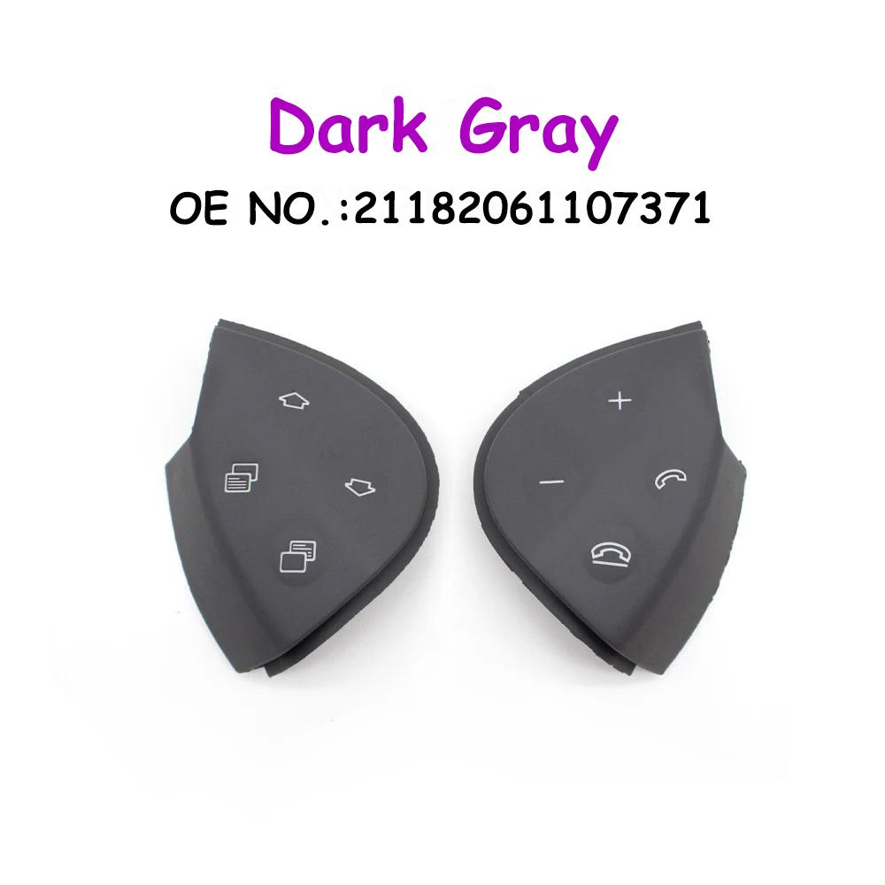 Car Interior Multifunction Steering Wheel Switch Control Button Keys Trim Cover For Mercedes Benz E Class W211 E320 E350 E550