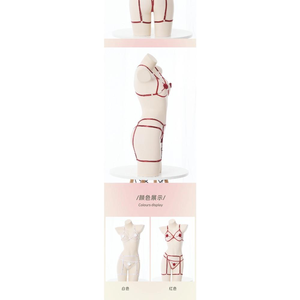 Whispering Under The Moon, Charming Mini Flower Sex Set, Three-point Cute Wholesale 9308