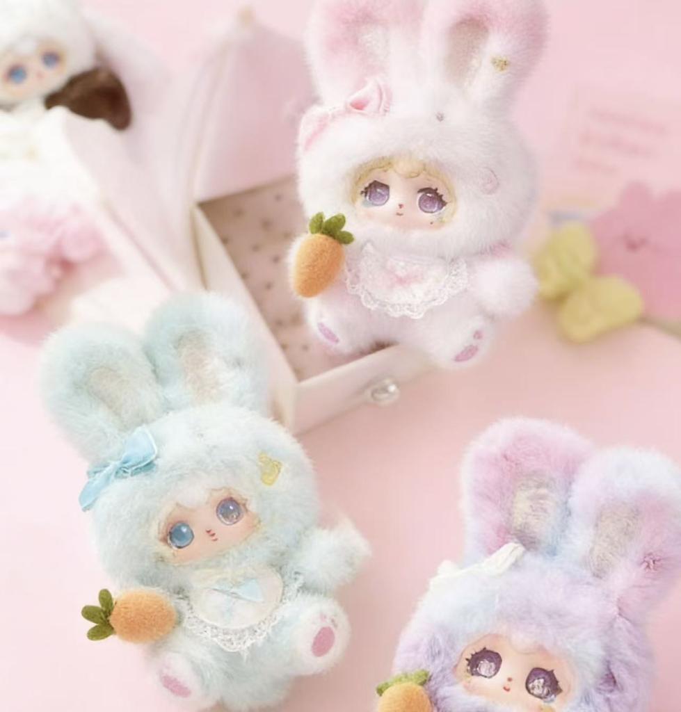 Nororo Studio X Lucky Deer Nai Genuine New Product POKA Fluffy Collection Blind Box Bag Charm Plush Toy Surprise Box Girl Present