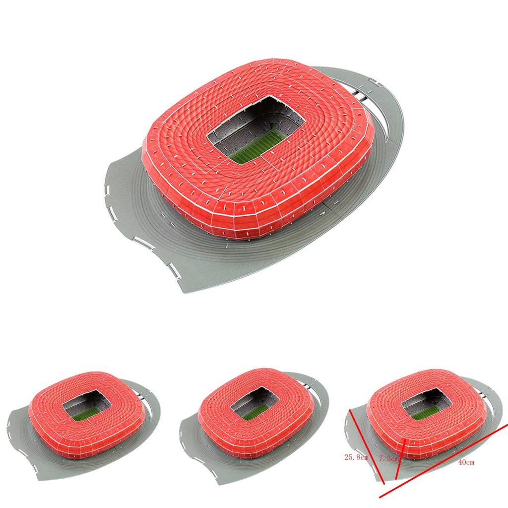 Exquisite 3d Puzzle Munich Allianz Football Field Model Handcraft Toy For Enthusiasts