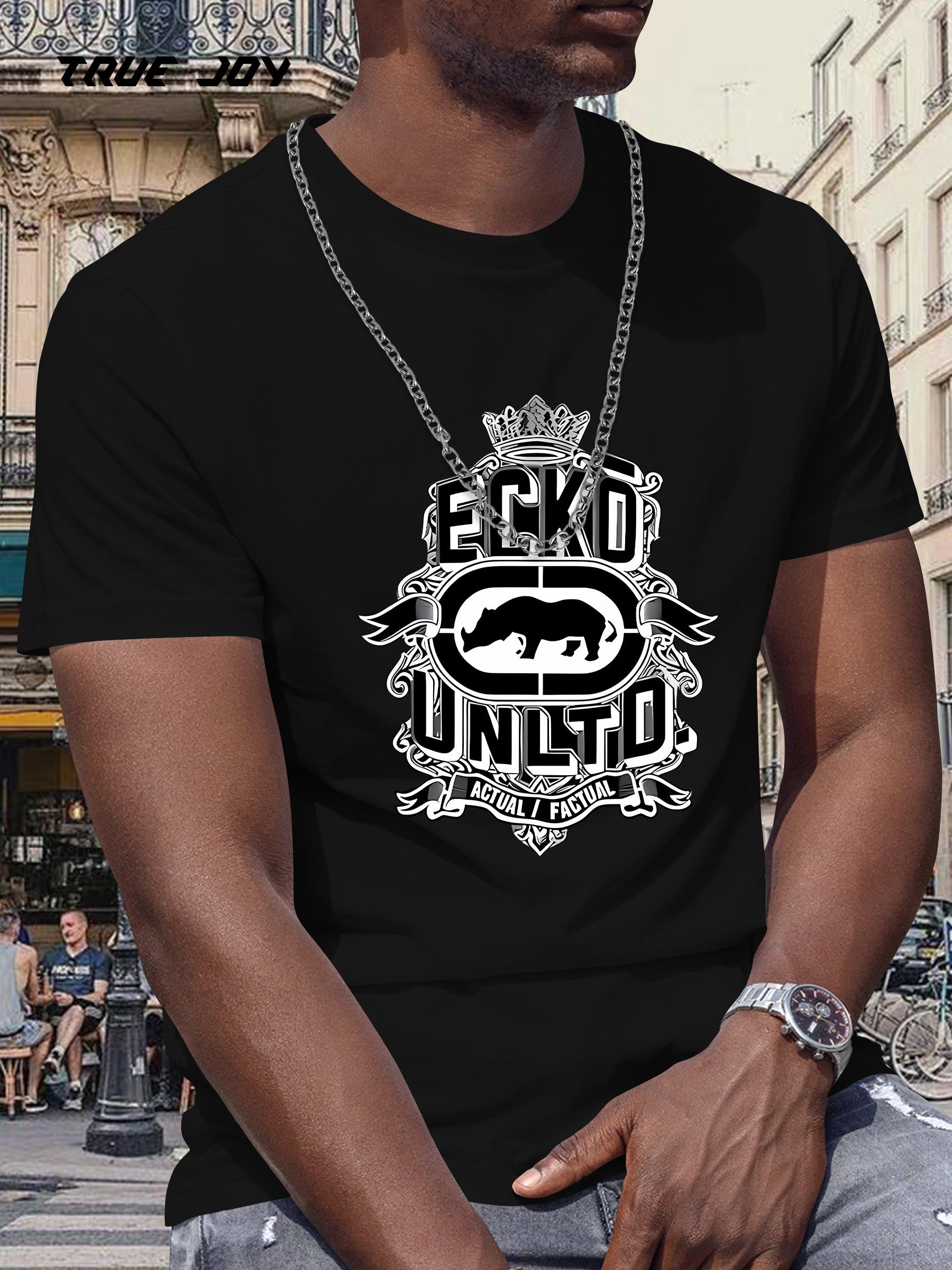 UNLTD Graphic Print T-shirt - Bold Lion & Crown Design M