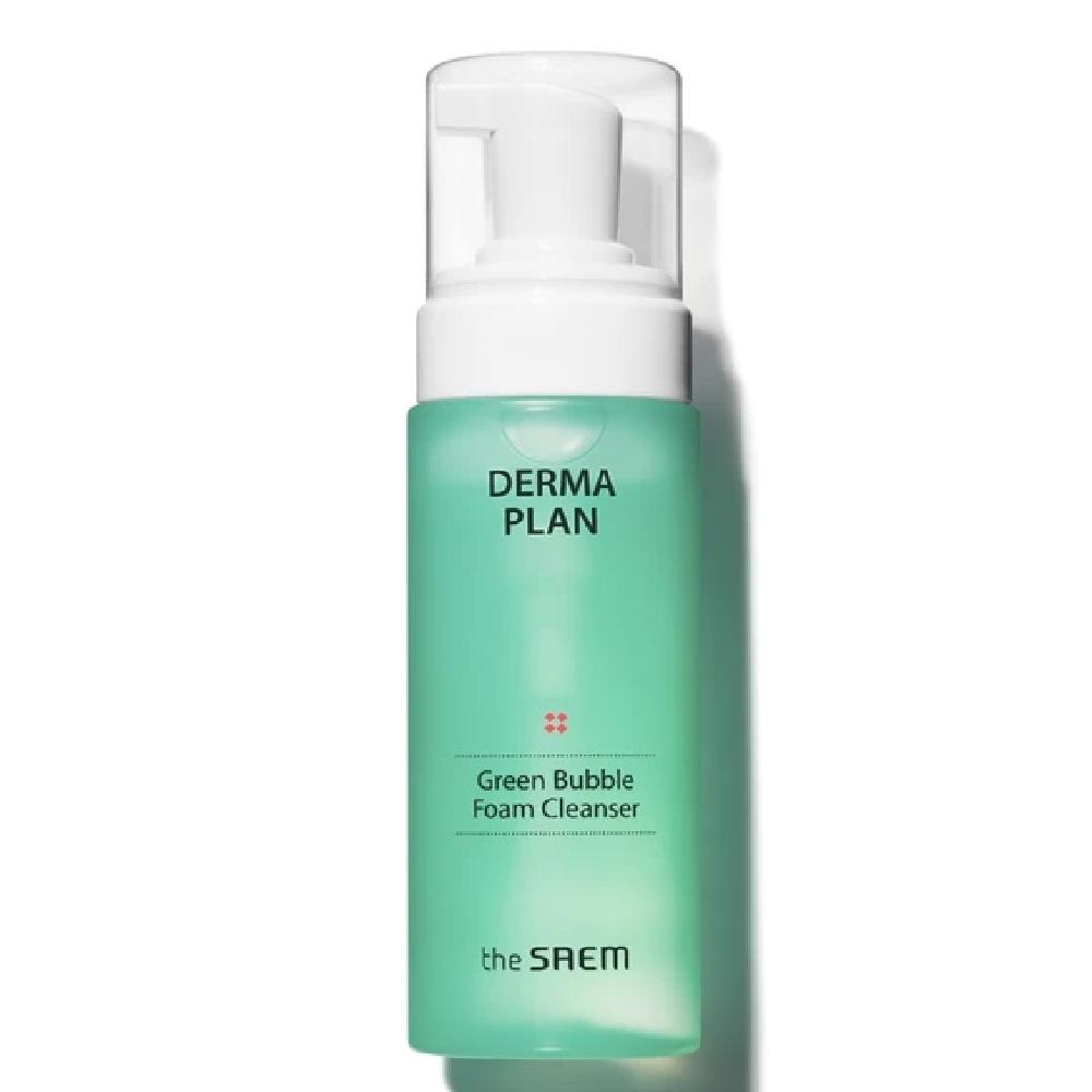 Derma Plan Green Bubble Foam Cleanser (for sensitive, oily skin)_US