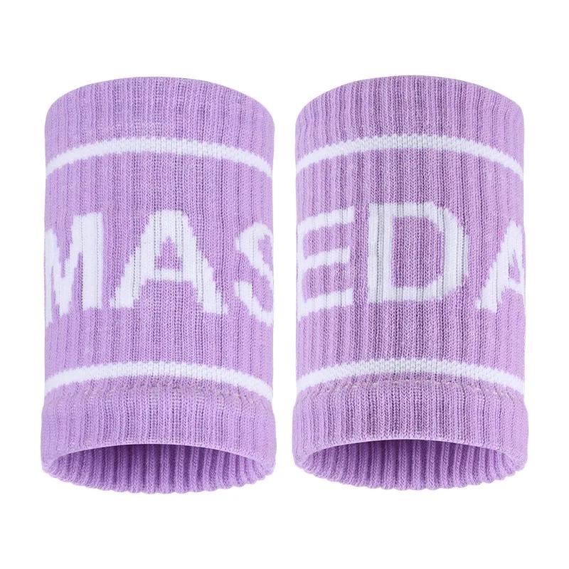 Durable And Safe 1 Pair Elastic Sport Wristband Basketball Volleyball Wrist Guard Golf Tennis Sweatband Wrist Band Fashion Colorful Wrist Support