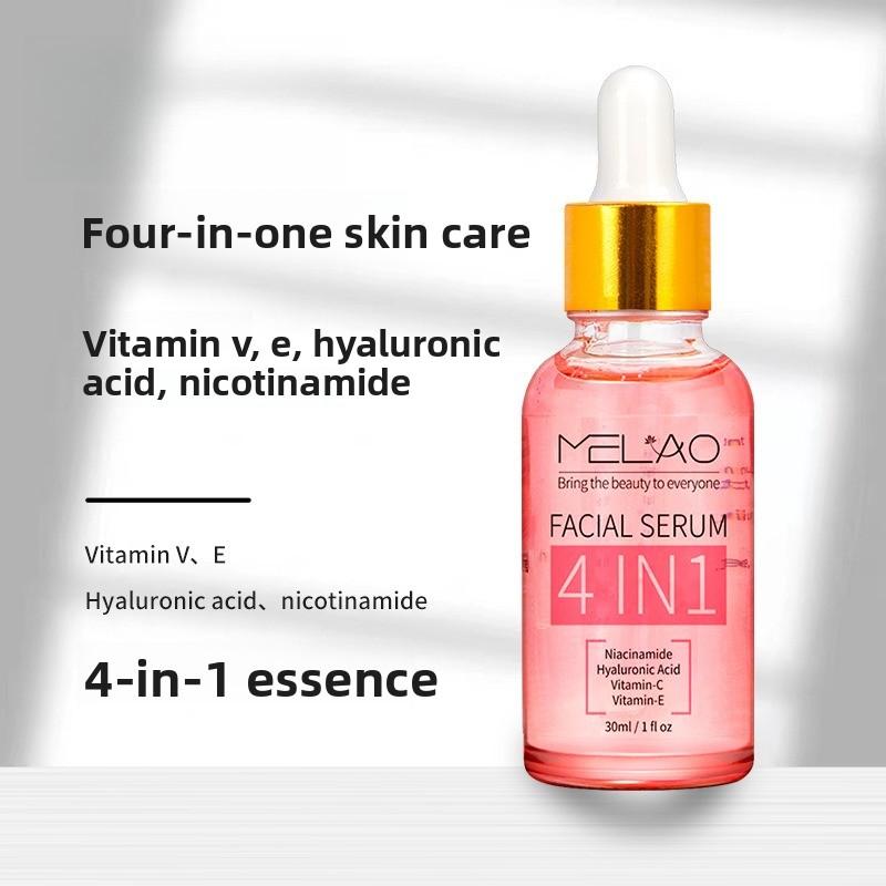 4 In 1 Facial Serum 2 Bottles 30ml Each Hydrating Brightening Face Essence