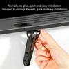 Television Upper Storage Unit Strong Metal Build No Drill Mounting Supports 15lbs Great For Entertainment Systems And Media instances