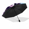 1pc Gothic Skull Grim Reaper Umbrella - Automatic Open/Closed with 3-Fold Design, 8-Bone Frame for Outdoor Use, Festival Gift, Suitable for Fans, Trav