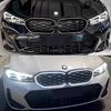 Front Kidney Diamond Grille Grill Center Grid Mesh With LED Light For BMW 3 Series G20 G21 M-Sport 320i 325i 330i LCI 2022-2024