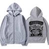 Unisex Hoodies & Sweatshirts New Fashion Casual Letter Printed Adult Zipper Sweatshirt