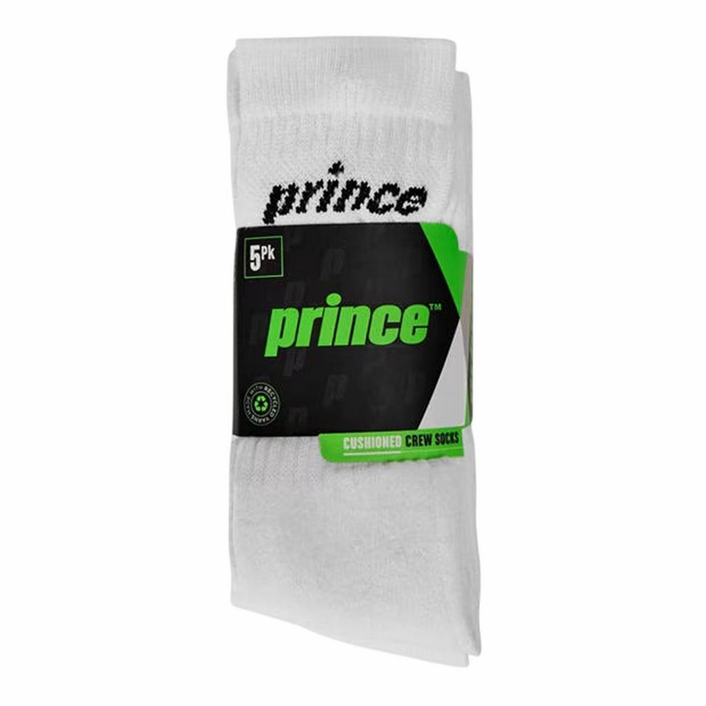 Prince Mens Tennis Crew Socks (Pack of 5)