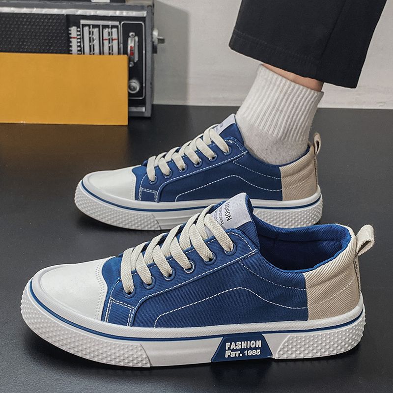 Fashion Sneakers Spring Autumn Lightweight Flat Alphabet Work Male Shoe Trends 2025 Size 44 Low Price Vulcanize Trend Men's Casual Shoes