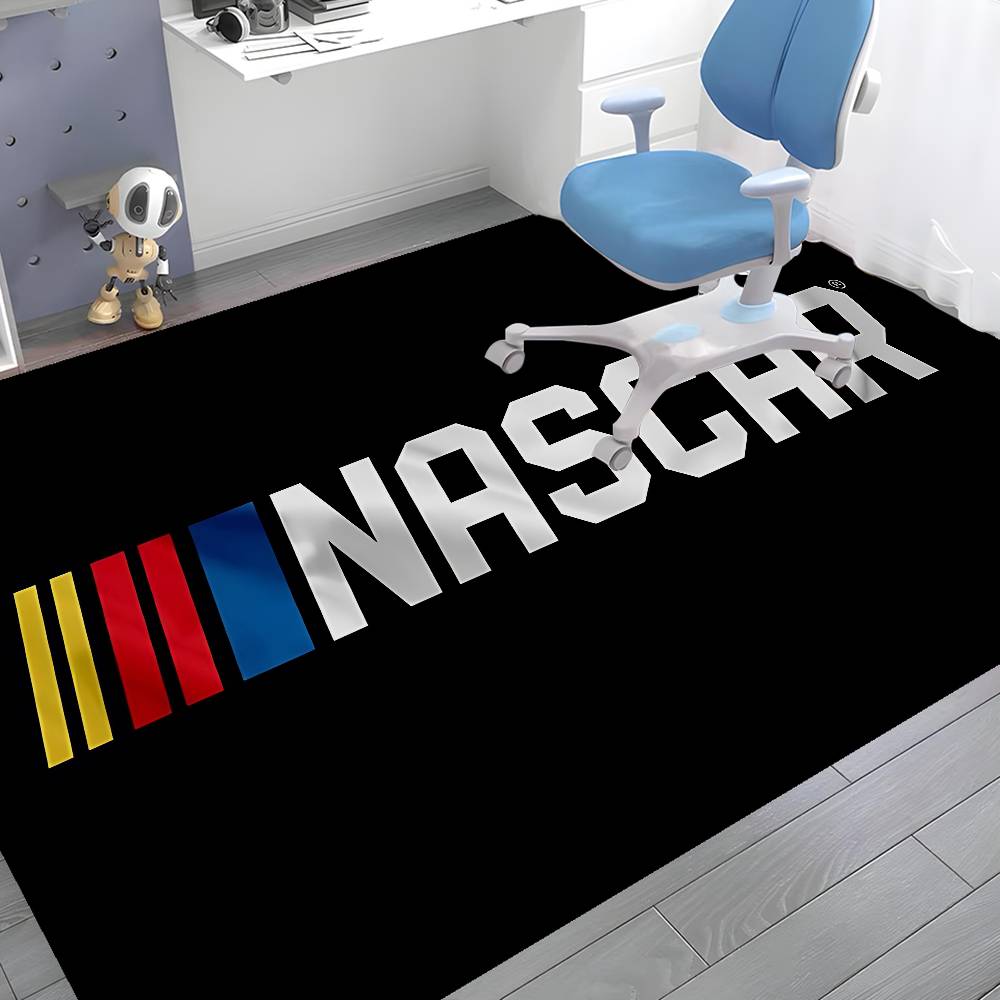 N-NASCARS Rennwagen Zimmerteppiche Retro Mehrere Auswahlmöglichkeiten Wohnzimmer Küchenteppich Rutschfest Willkommensteppich