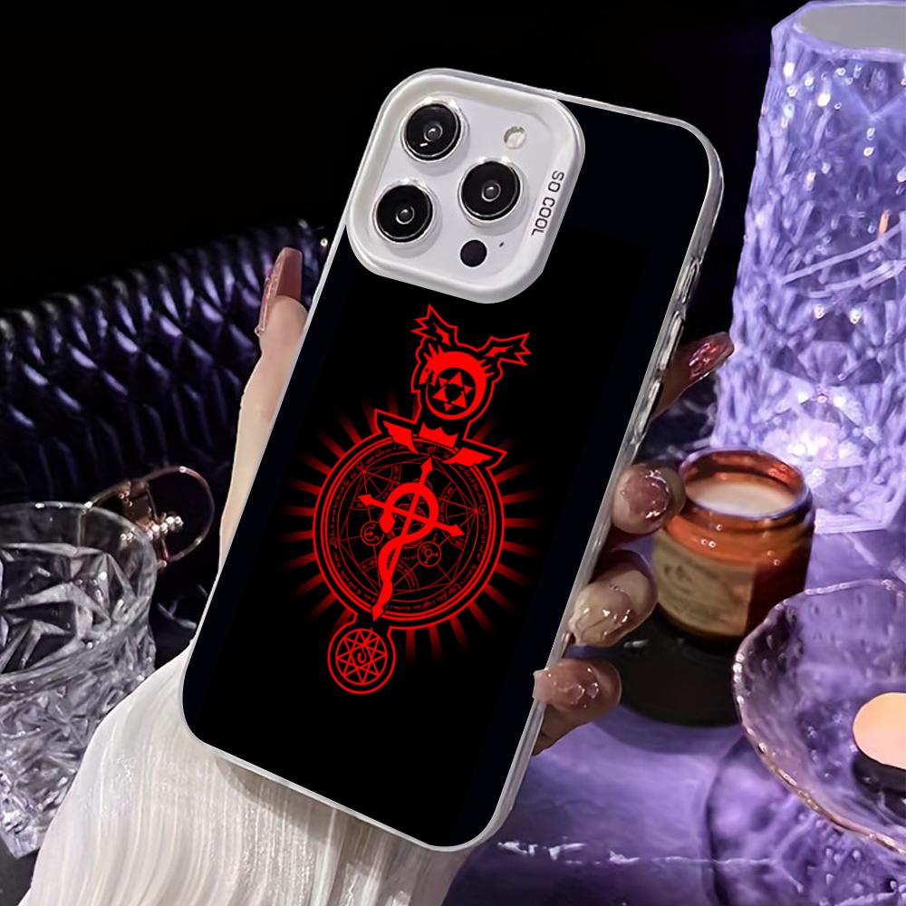 

Fullmetal Edward Elric Phone Case for iPhone 17 16 15 14 13 12 11 X XR XS Air Pro Max Plus White Colorful Silver Cover iPhone 16e