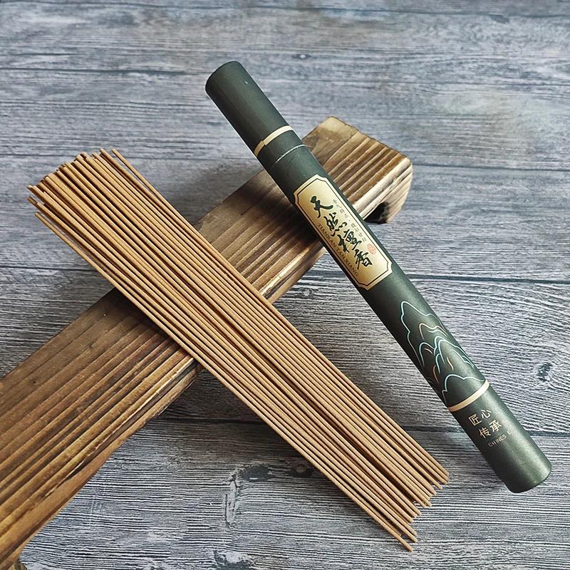 FY Natürliche 40 Stäbchen Sandelholz Räucherstäbchen Schlaf Chinesischer Hausduft Aroma Innen Buddha Räucherstäbchen Yoga Meditation Aromatherapie