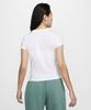 Nike Sportswear Chill Knit Crop T-Shirt W - White:Black / Fv5509-100