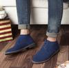 Fashion High Top Casual Shoes genuine leather men boots all season work shoes male lace up for man ankle boots with fur black size 38-45