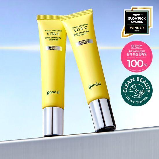 Goodal Grønn Mandarin Vita C Mørke Ringer Øyekrem 30ml + 30ml