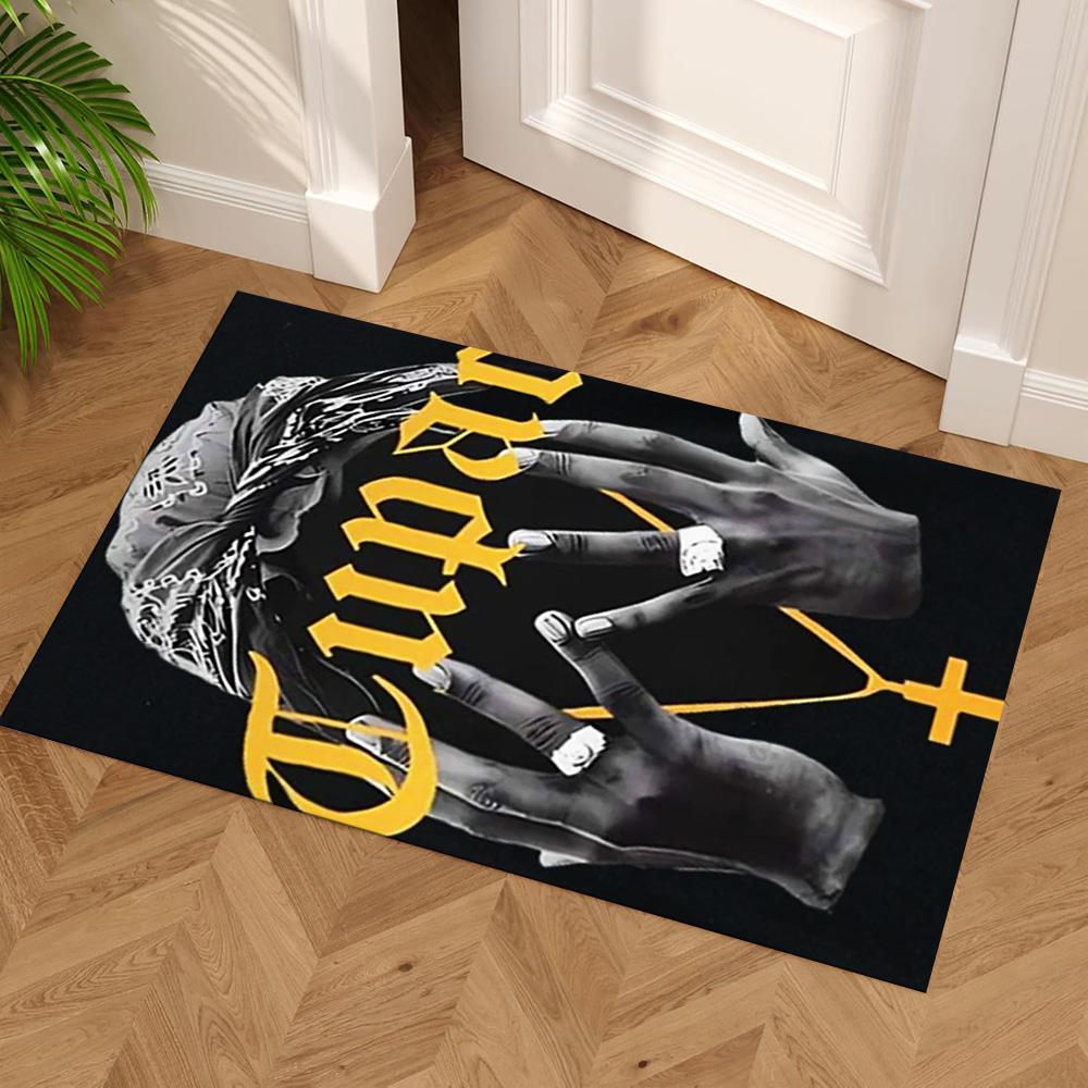 2pac Area Rug Suitable for Dormitory Study Room Foyer Living Rooms Antislip Carpet Office Home Decor Best for Christmas