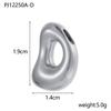 CARLIDANA Hot Sale Stainless Steel Capital Letter Alphabet Irregular Bubble Initial Pendant Charms For DIY Jewelry Necklace
