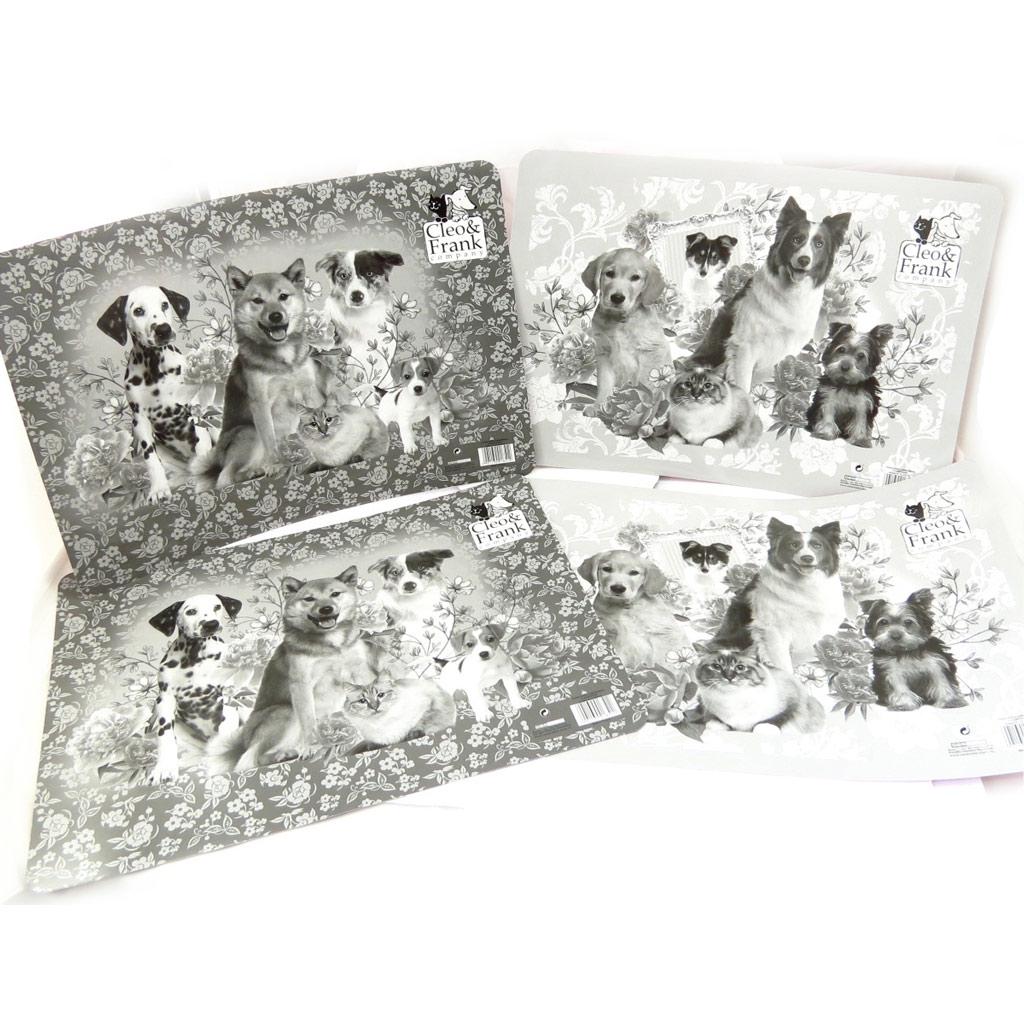 Cleo & Frank [K3583] - Set of 4 Placemats 'Cleo & Frank'