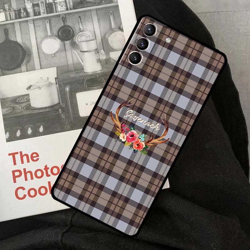 Outlander Sassenach Phone Case For Samsung Galaxy S24 Ultra S22 S23 S20 S21 S24 FE S9 S10 Plus Note 10 20 Ultra