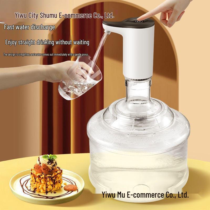 Rongsida Electric Self-Priming Portable Water Dispenser, Fully Automatic Pump for Bottled Water