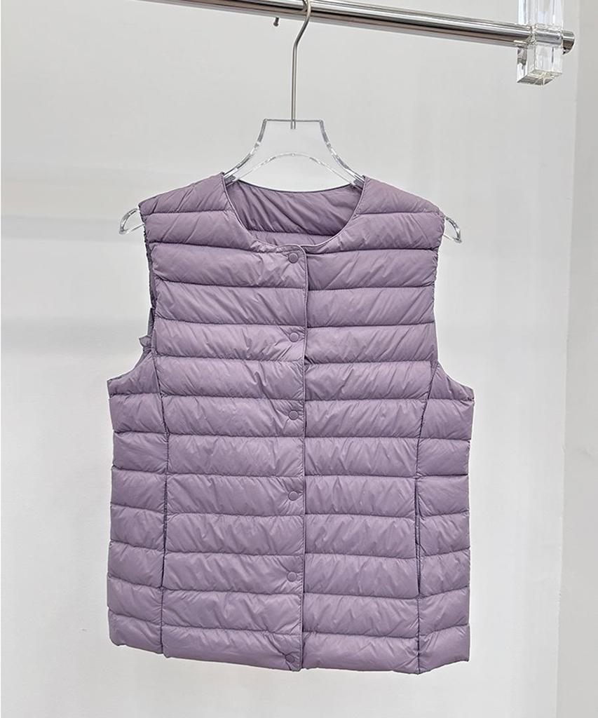 Versatile Women's Down Vest - 90% White Duck Down