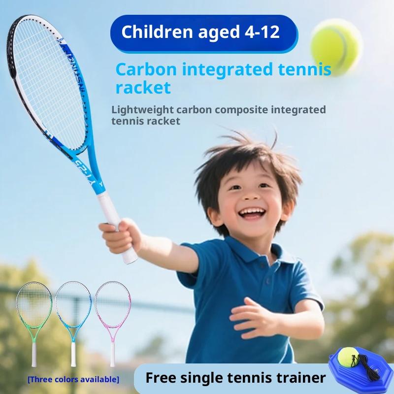 1Pcs 21Inch Lightweight Tennis Racquet Beginner 3-12 Years Tennis Racket For Kids Junior Youth Outdoor Sports Games