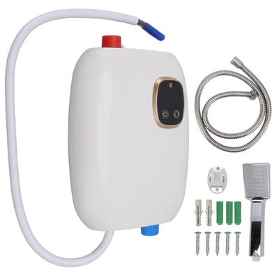 5500W 25A Electric Instant Hot Water Heater Touch Screen Over Temperature Protection Water Heater