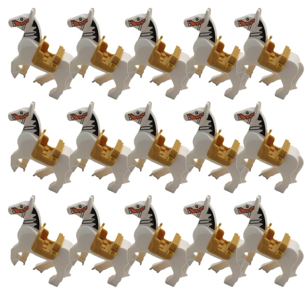 Medieval Zoo Building Blocks Character Accessories Mounts Animals Deer Elephants Camels Wolves Warhorses Bricks Toy Gifts K080