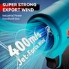 300000 obr./min Bezszczotkowe Elektryczne Dmuchawy Powietrza Przenośny Wentylator Turbo Jet 400M/S Ręczna Dmuchawa do Liści Narzędzie Elektryczne do Dmuchania Pyłu