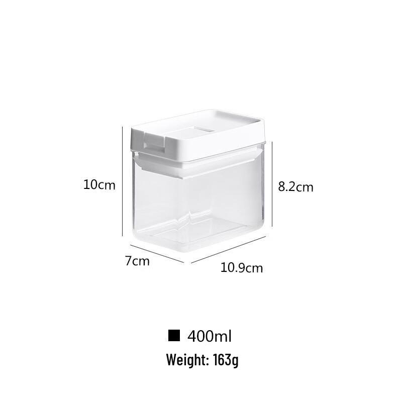 Japanese Style Airtight Food Storage Container Square 400ml