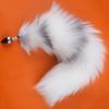Faux Fox Tail Metall Anal Butt Plug Erwachsene Masturbation Sex Spielzeug Prostata Massagegerät
