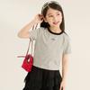 LUSON Children's Summer Casual Round Neck Short-sleeved T-shirt