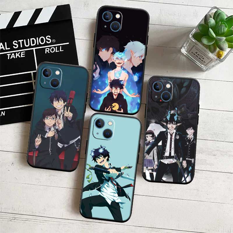 NH11 Blue Exorcist Phone Case for Samsung Galaxy M06 M15 M16 M35 M55 M56 A36 A42 A50 A50S A51 A52 A32 A33 A05 A05S A06 A16 A20